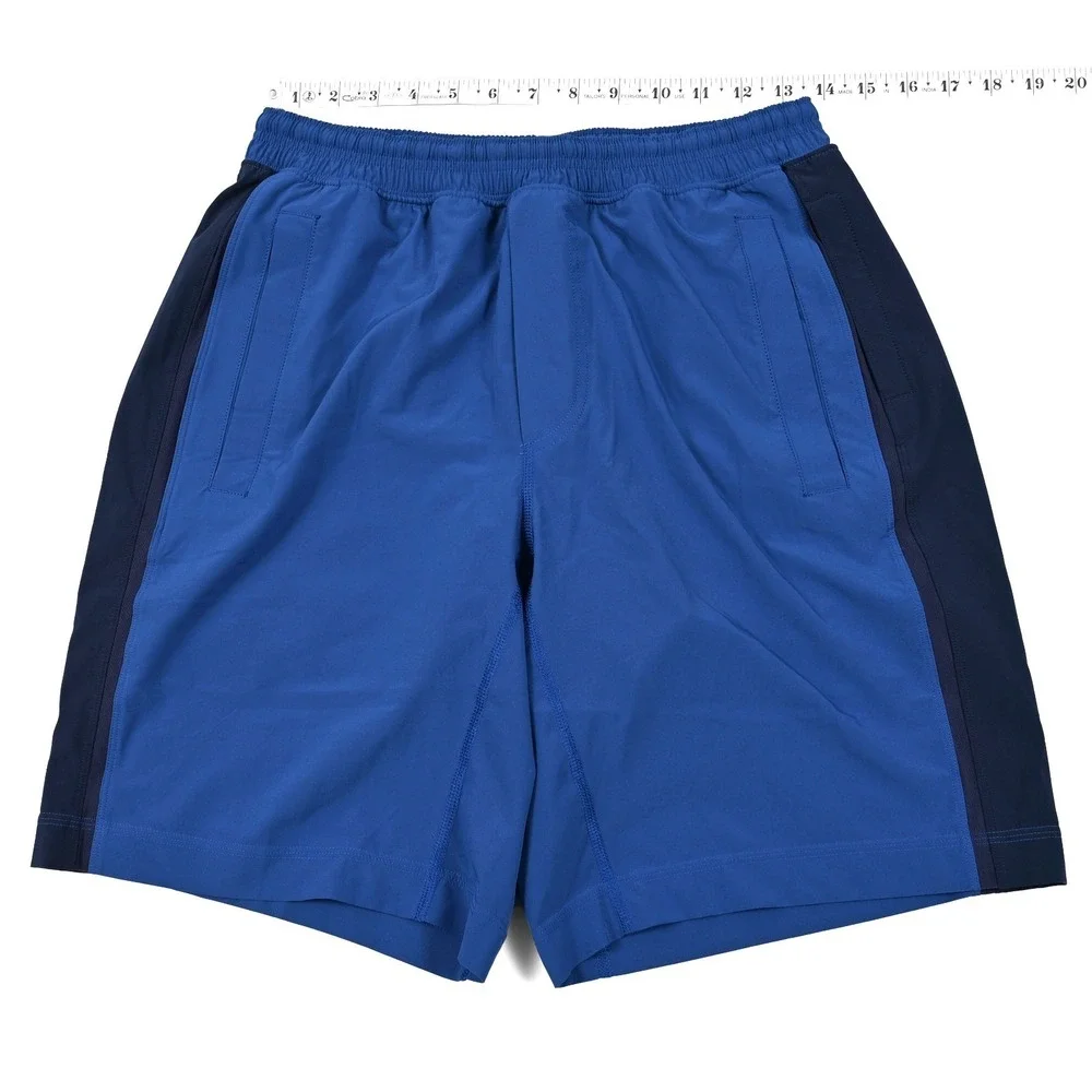 Lululemon Shorts Mens Medium Pace Breaker Blue Color Block 9